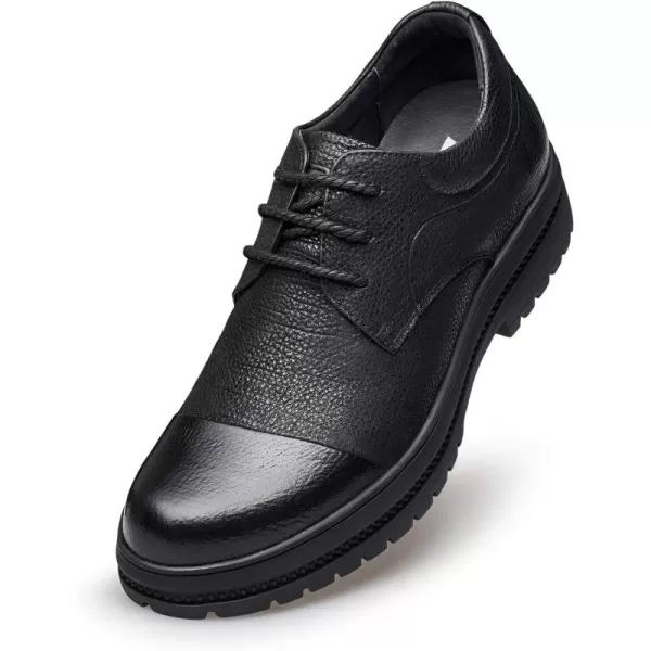ZRO Mens D331 Walk Cap Toe Modern OxfordsBlack