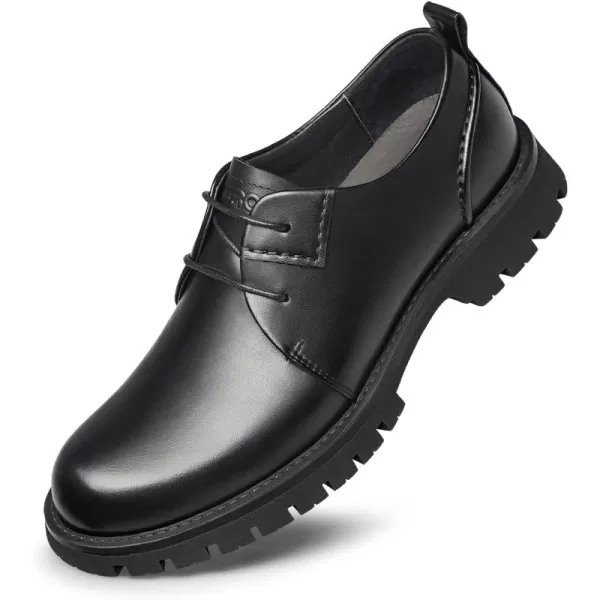 ZRO Mens D802 Slip Resistant Casual OxfordsBlack