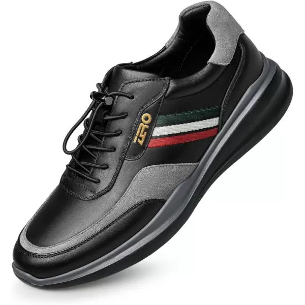 ZRO Mens slip on sneakers no lace type Sude leather shoes for men Y1223396WinterBlack