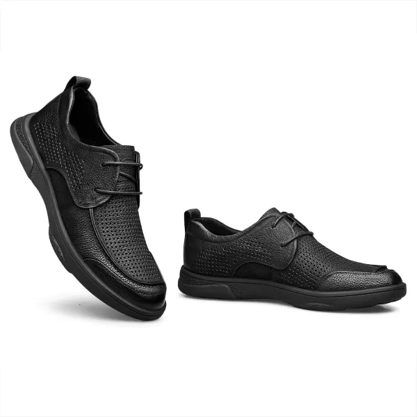 Mens Casual Oxford Shoes Breathable Flat Fashion Summer Sneakers R23212X23 SummerBlack