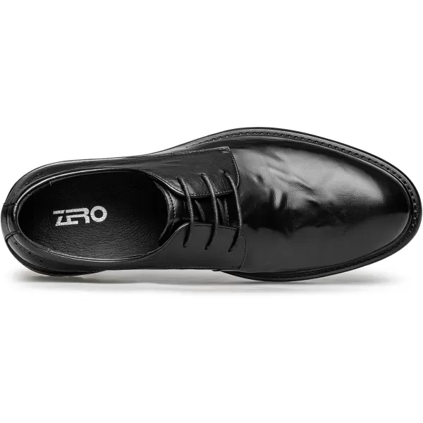 Mens Derby Shoes  Fashionable Genuine Leather Roomy Fit B33510 23 WinterBlack