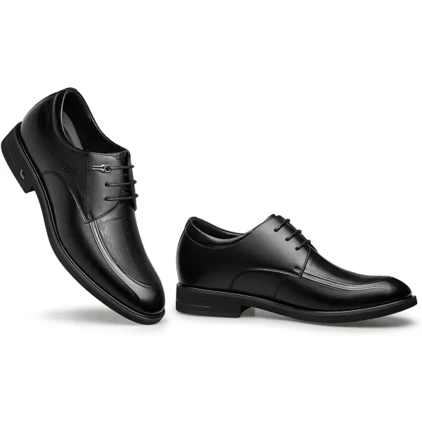 Mens Derby Shoes  Genuine Leather Business Style Walkalot B33016 23 WinterBlack