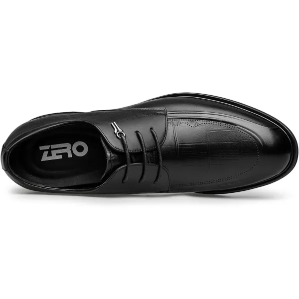 Mens Derby Shoes  Genuine Leather Business Style Walkalot B33016 23 WinterBlack
