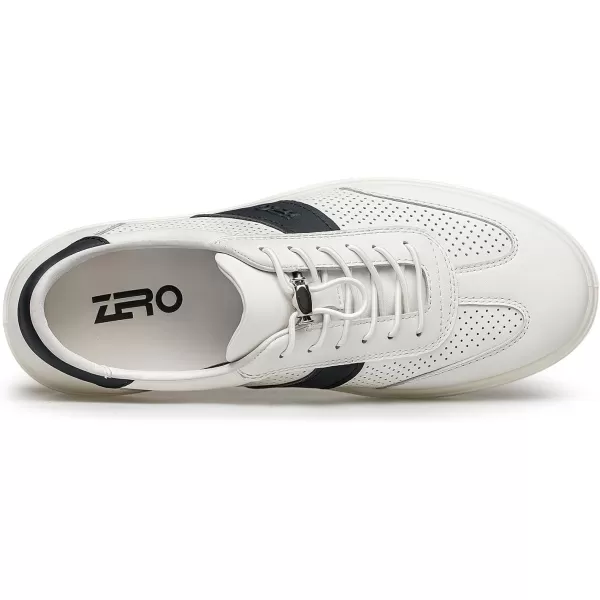 Mens Fashion Sneakers Simple Design Leather Shoes for Men YF1906 24 SpringWhite
