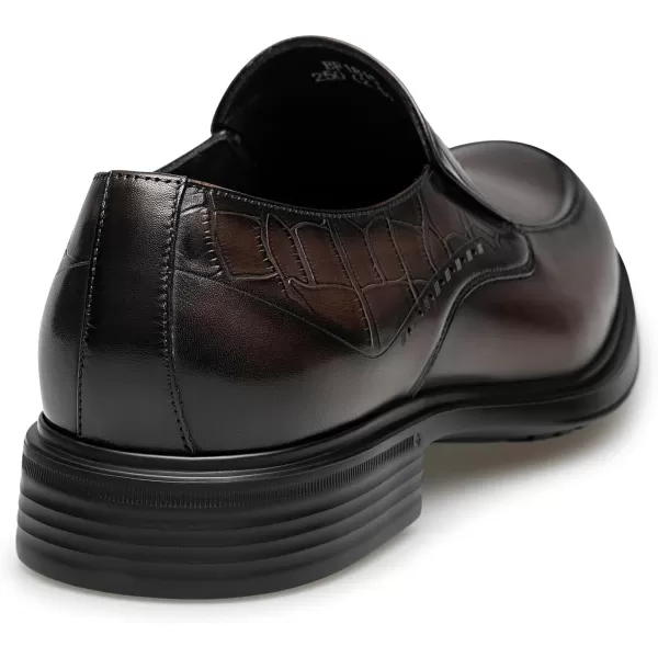 Mens Loafers ampamp Slipons Oxford Leather Shoes for Men BF1815 24 SpringBrown