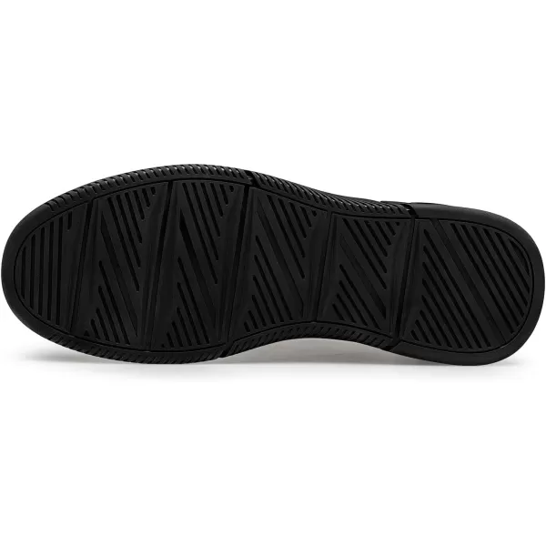 Mens Sneakers  Laceup Thick Sole Nonslip Rubber Outsole Genuine Leather S33666 23 WinterBlack