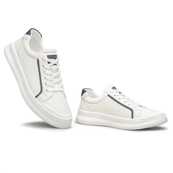Mens Sneakers  Minimalist Design Thick Sole S33533 23 WinterWhite