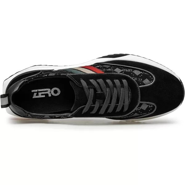 Mens fashion sneakers vogue style suede shoes for men Y1305523 SpringBlack