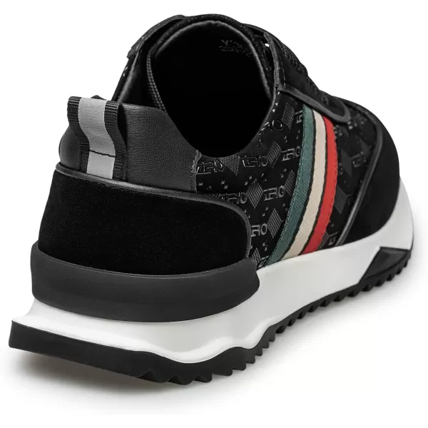 Mens fashion sneakers vogue style suede shoes for men Y1305523 SpringBlack