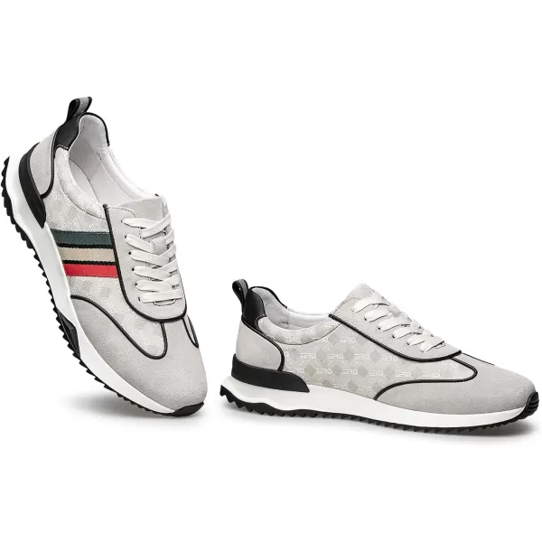 Mens fashion sneakers vogue style suede shoes for men Y1305523 SpringGrey