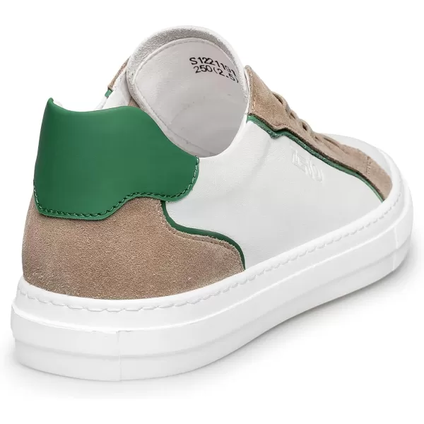 Mens genuine leather sneakers casual shoes for men 22 modelBrown