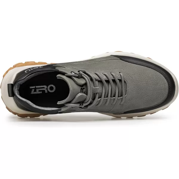 Mens outdoor sneakers Platform Genuine leather work shoes for men H35733 23 WinterGrey