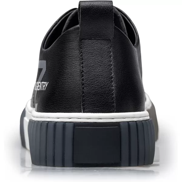 ZRO Mens Leather Sneakers Casual and Fashion Shoes for MenS03300Black