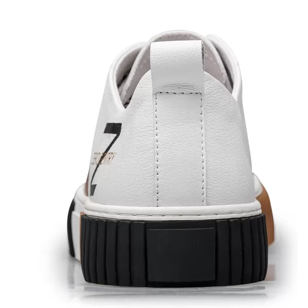ZRO Mens Leather Sneakers Casual and Fashion Shoes for MenS03300White