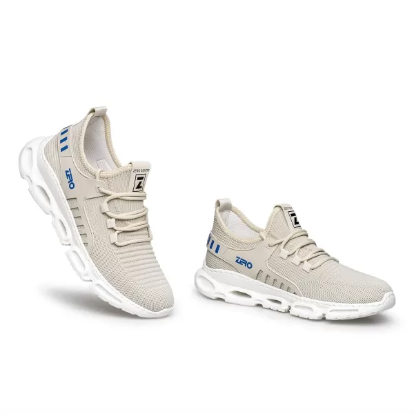 ZRO Mens Mesh Lightweight Breathable Sylish Fashion SneakersApricot
