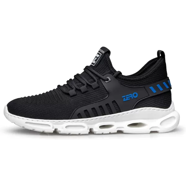 ZRO Mens Mesh Lightweight Breathable Sylish Fashion SneakersBlack