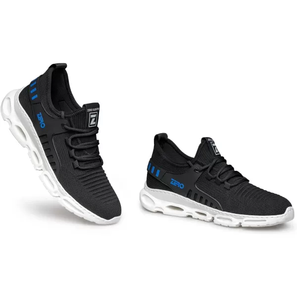 ZRO Mens Mesh Lightweight Breathable Sylish Fashion SneakersBlack