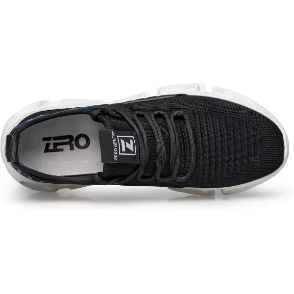 ZRO Mens Mesh Lightweight Breathable Sylish Fashion SneakersBlack