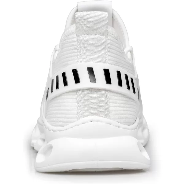 ZRO Mens Mesh Lightweight Breathable Sylish Fashion SneakersWhite
