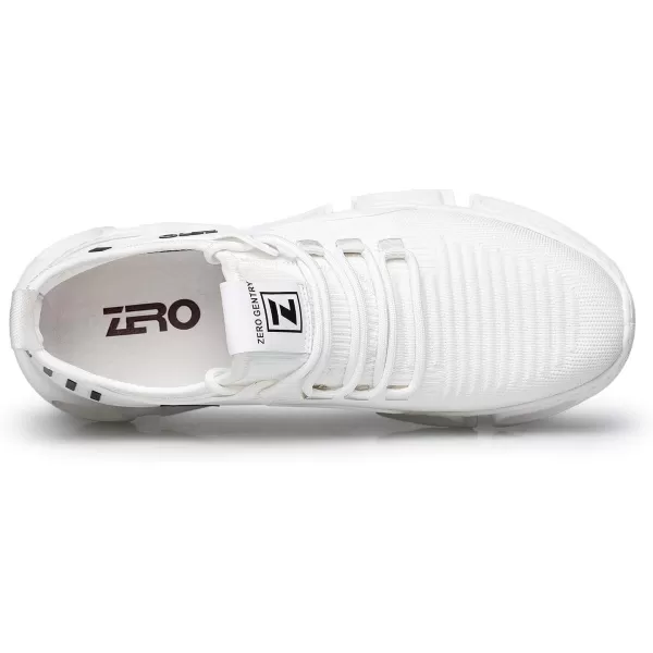 ZRO Mens Mesh Lightweight Breathable Sylish Fashion SneakersWhite