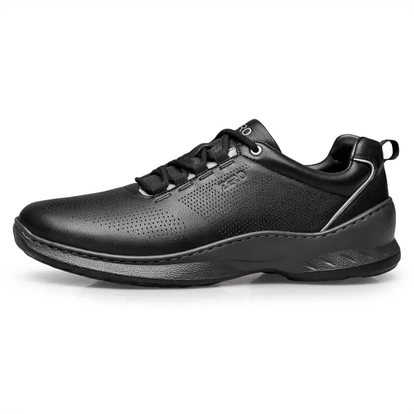 ZRO Mens Perforated Modern Sneakers with SelfWarm LeatherBlack
