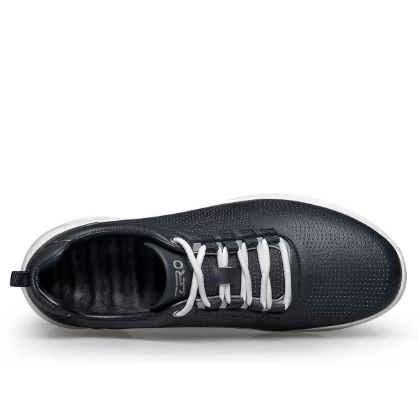 ZRO Mens Perforated Modern Sneakers with SelfWarm LeatherBlue
