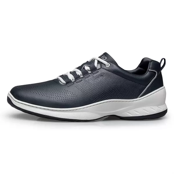 ZRO Mens Perforated Modern Sneakers with SelfWarm LeatherBlue