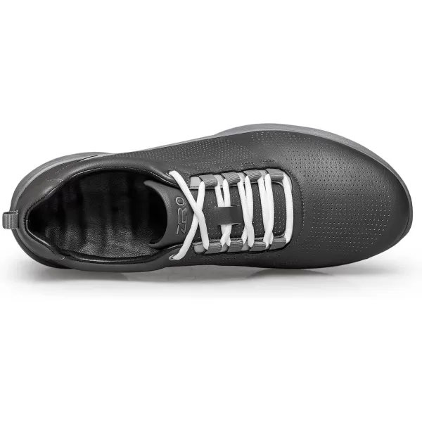 ZRO Mens Perforated Modern Sneakers with SelfWarm LeatherGrey