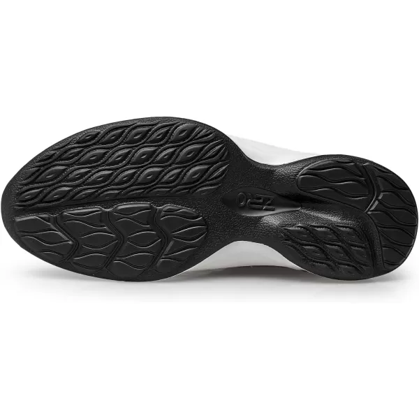 ZRO Mens Perforated Modern Sneakers with SelfWarm LeatherWhite