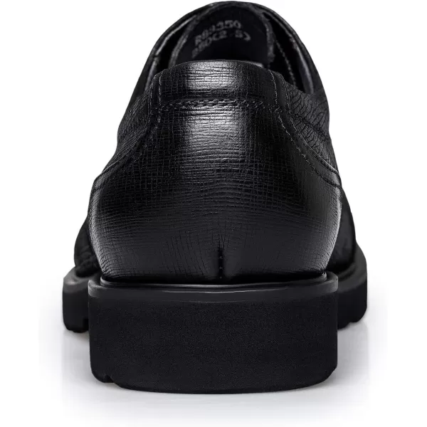 ZRO Mens R350 Cap Toe Casual Dress OxfordsBlack