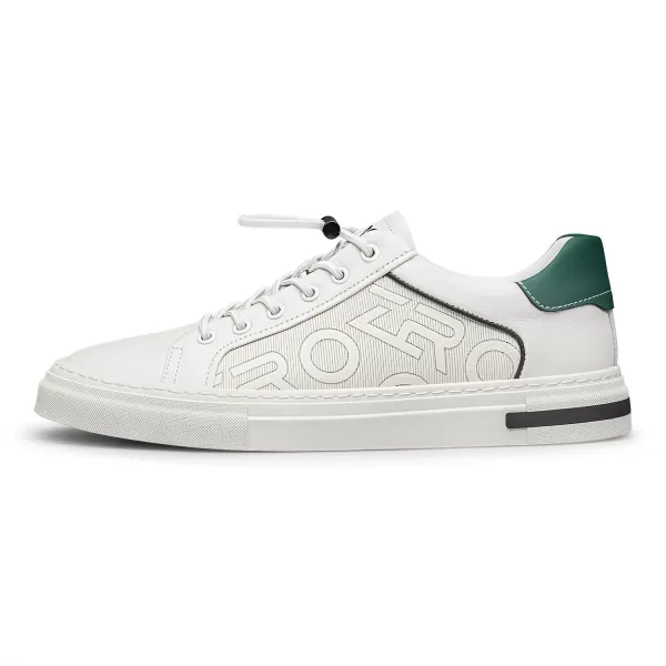 ZRO Mens Sneakers  PullOn Laces Soft Genuine Leather S33527 23 WinterWhite