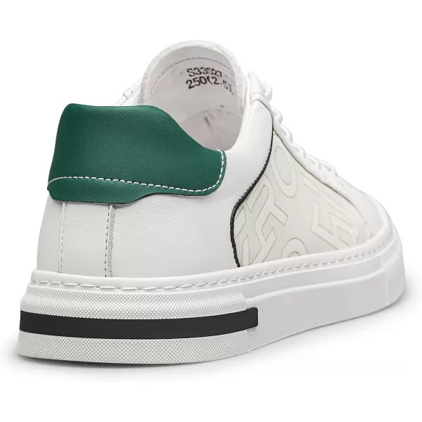 ZRO Mens Sneakers  PullOn Laces Soft Genuine Leather S33527 23 WinterWhite