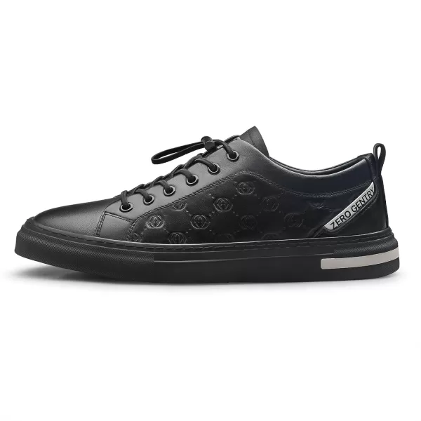 ZRO Mens Sneakers  PullOn Laces Wide Fit Soft Genuine Leather Lightweight S33525 23 WinterBlack