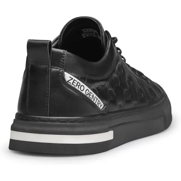 ZRO Mens Sneakers  PullOn Laces Wide Fit Soft Genuine Leather Lightweight S33525 23 WinterBlack