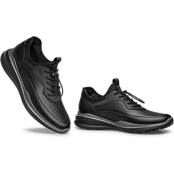 ZRO Mens Sneakers  fashioneasy wear leather shoes for men XYF1850 24 SpringBlack