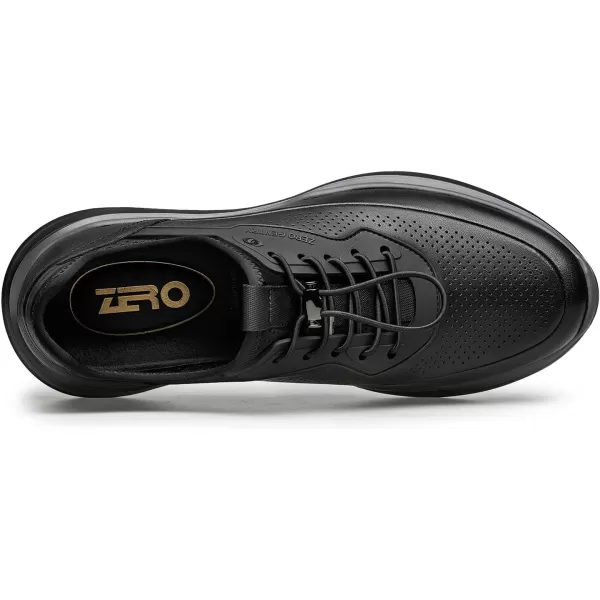 ZRO Mens Sneakers  fashioneasy wear leather shoes for men XYF1850 24 SpringBlack