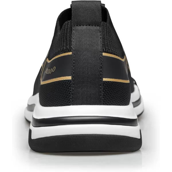 ZRO Mens Toggle Laces Breathable Fashion SneakersBlack