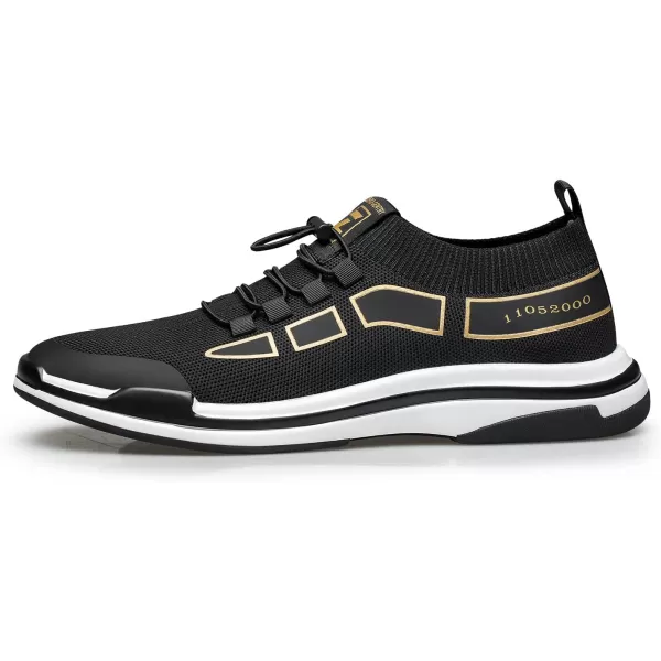 ZRO Mens Toggle Laces Breathable Fashion SneakersBlack