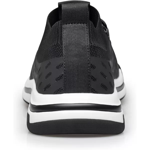 ZRO Mens Toggle Laces Mesh Lightweight Fashion SneakersBlack