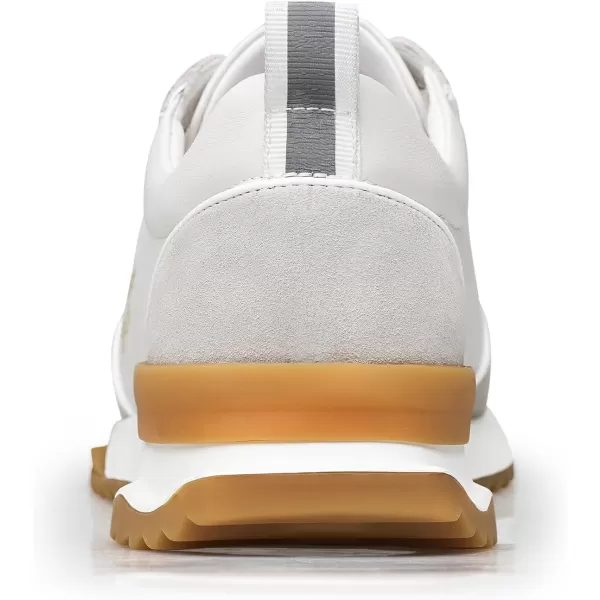 ZRO Mens Walking Soft Fashion SneakersWhite
