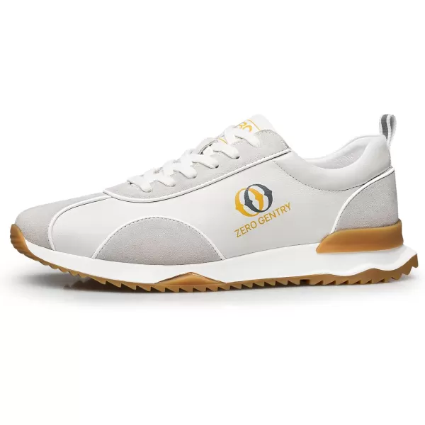 ZRO Mens Walking Soft Fashion SneakersWhite
