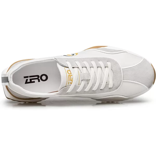 ZRO Mens Walking Soft Fashion SneakersWhite