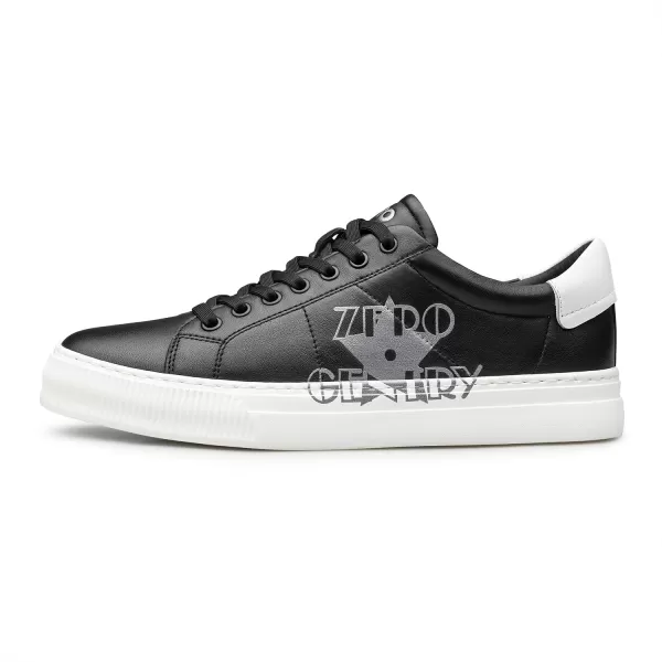 ZRO Mens fashion Sneakers leather Casual shoes for men S1223660WinterBlack