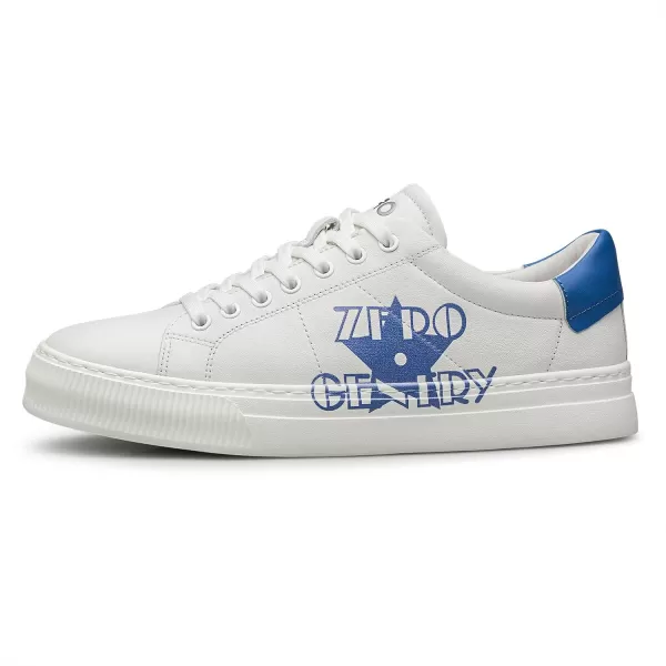 ZRO Mens fashion Sneakers leather Casual shoes for men S1223660WinterWhiteblue