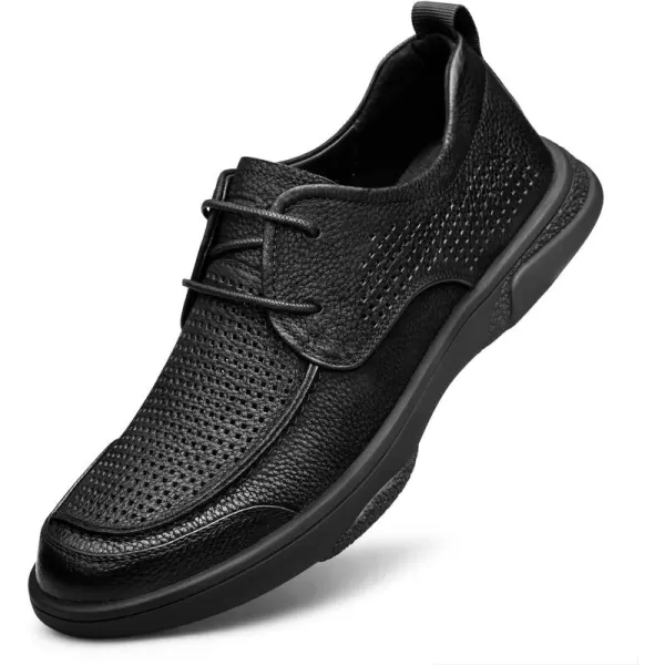 Mens Casual Oxford Shoes Breathable Flat Fashion Summer Sneakers R23212X23 SummerBlack