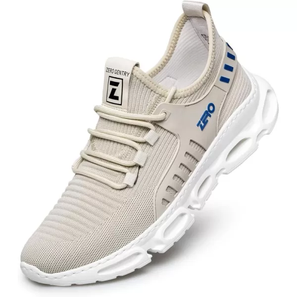 ZRO Mens Mesh Lightweight Breathable Sylish Fashion SneakersApricot
