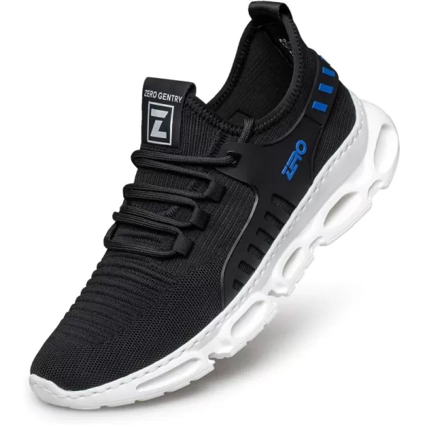 ZRO Mens Mesh Lightweight Breathable Sylish Fashion SneakersBlack