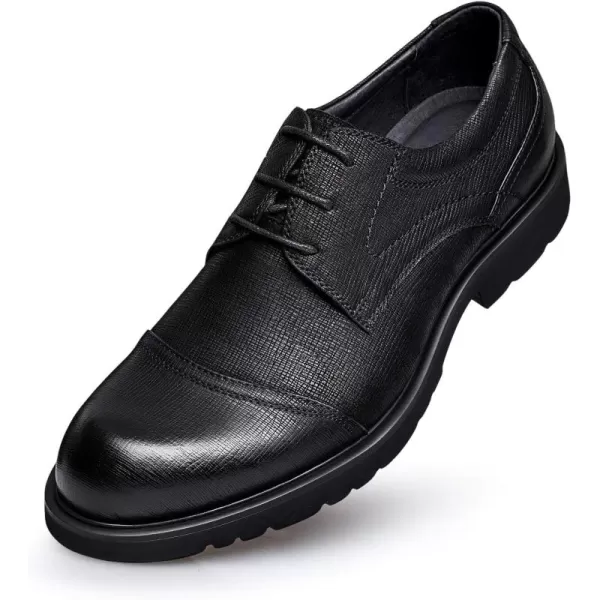 ZRO Mens R350 Cap Toe Casual Dress OxfordsBlack