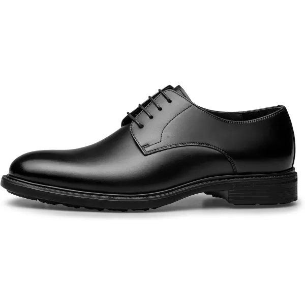 Mens Derby Shoes  Genuine Leather Simple Design Formal B33519 23 WinterBlack