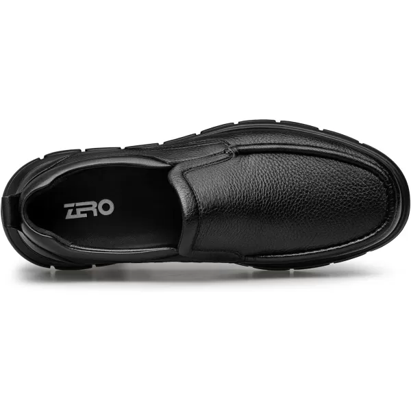 Mens SlipResistant Loafers  Thick Sole Wide Fit D33396T 23 WinterBlack